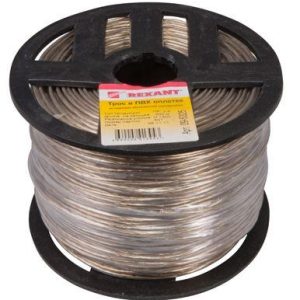 Трос стальной в ПВХ изоляции d2.5мм (200м) REXANT 09-5325