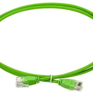 Патч-корд кат.6 UTP 0.5м slim колпачок без язычка зел. ITK PC02-C06UL-D05M-SL-NT