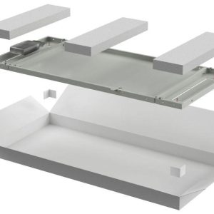 Панель задняя 600мм для шкафа 24U сер. LINEA N ITK LN35-24U6X-ZM