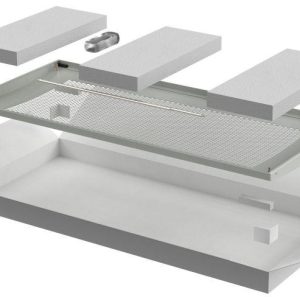 Дверь перфорированная для шкафа LINEA N 28U 600мм сер. ITK LN35-28U6X-DP