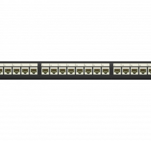 Патч-панель 19дюйм 1UCAT6 24 модуля RJ45 неэкранированная DKC RN6PPU24