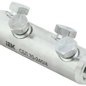 Соединитель болтовой луженый СБЛ 70-240/4 35кВ IEK UCB11-070-240-04-35