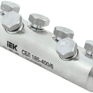 Соединитель болтовой луженый СБЛ 185-400/6 35кВ IEK UCB11-185-400-06-35