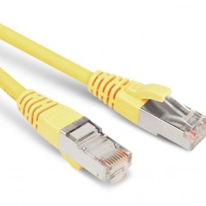 Патч-корд PC-LPM-STP-RJ45-RJ45-C5e-2M-LSZH-YL FTP экран. кат 5e 2м желт. Hyperline 230103