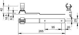 Держатель проволоки для шиферной кровли 157 EK-VA OBO 5215838