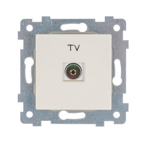Розетка телевизионная TV Аксиома РТВ1-460 механизм сл. кость Кунцево 122006