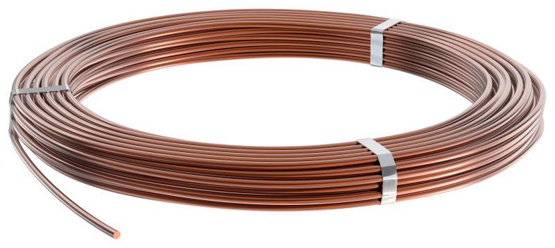 Пруток 8мм (100м) медь IEK ZPR10-50-008-100