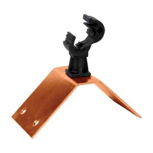 Держатель кровельный на конек с пластиковым фиксатором Cu PROxima EKF lp-42210-cu