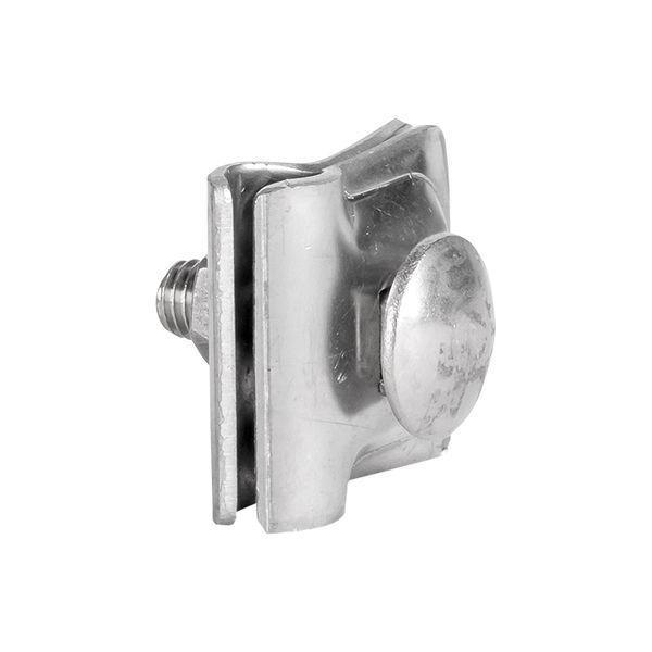 Зажим прута универсальный малый (пластина 30х30мм) NI PROxima EKF lp-51510-ni