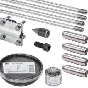 Комплект заземления верт. d16 дл.6м (4х1.5м) нержав. сталь IEK ZKZ10-20-016-06