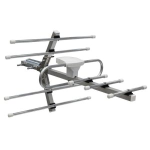 Антенна ТВ наружная "АКТИВНАЯ" для аналогового и цифрового ТВ - DVB-T2 (модель RX-411-1) (пакет) Rexant 34-0411-1