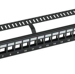 Патч-панель модульная 1U UTP. 24 порта ITK PP24-1UMU