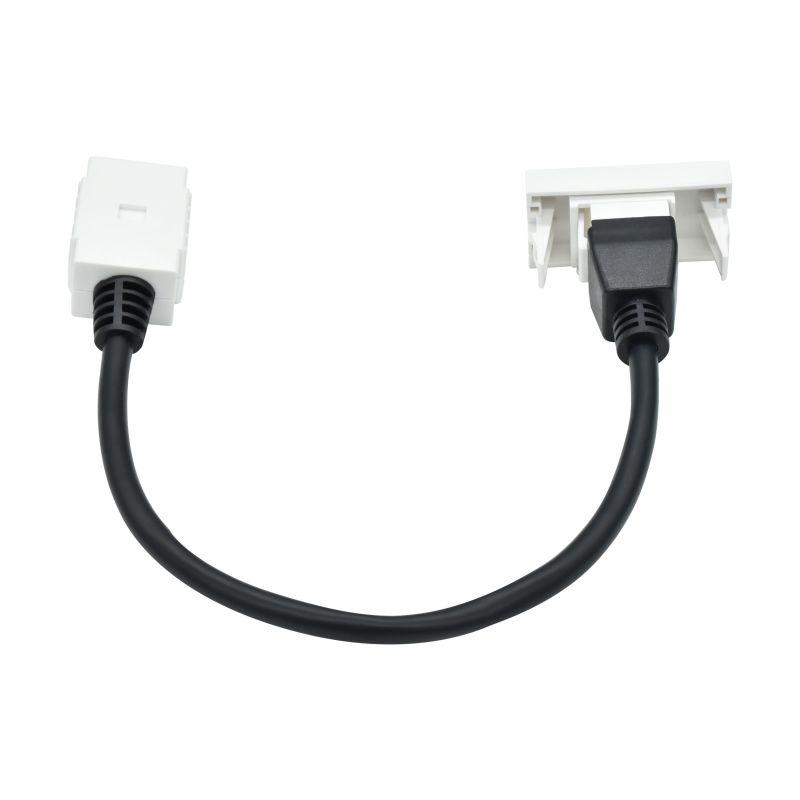 Розетка 1мод. HDMI M/M РКМ-10-00-П бел. PRIMER IEK PR-KK40D-RH-0-1-K01