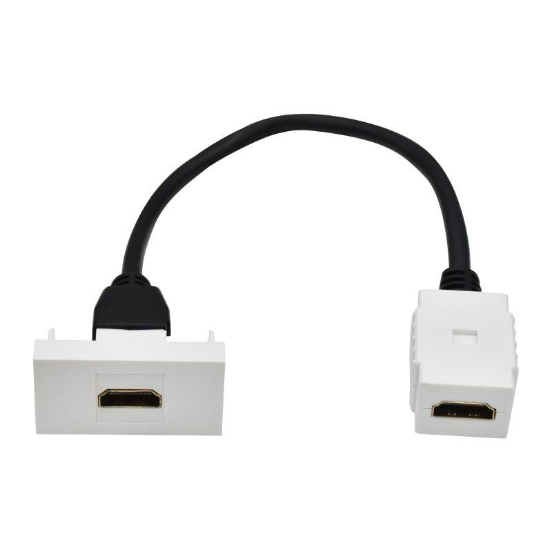 Розетка 1мод. HDMI M/M РКМ-10-00-П бел. PRIMER IEK PR-KK40D-RH-0-1-K01