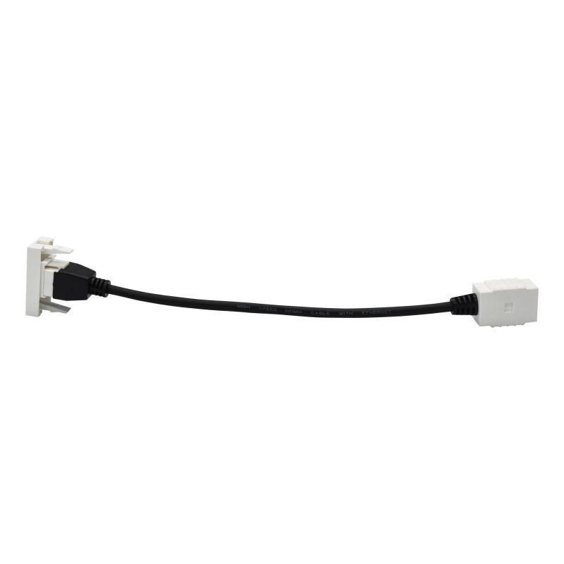 Розетка 1мод. HDMI M/M РКМ-10-00-П бел. PRIMER IEK PR-KK40D-RH-0-1-K01