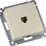 Розетка компьютерная СП механизм сл. кость HEGEL РСК-400-01