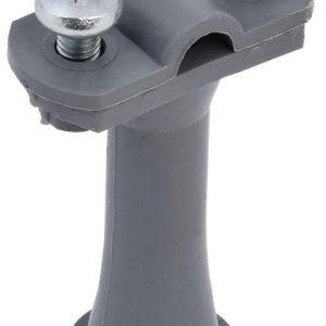 Держатель проводника кругл. 6-10мм H59мм пластик сер. IEK ZDP80-60-1-68-059