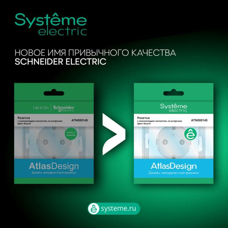 Розетка телевизионная проходная TV AtlasDesign 4дБ механизм карбон SE ATN001092