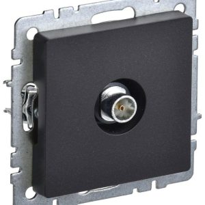 Розетка телевизионная оконечная TV СП Brite РТВ11-0-БрЧ механизм черн. IEK BR-A10-O-K02