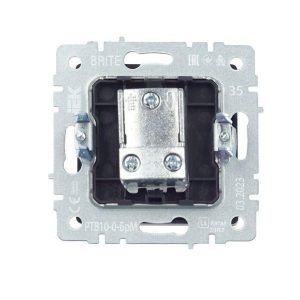 Розетка телевизионная проходная TV СП Brite РТВ10-0-БрМ механизм маренго IEK BR-A10-P-K35