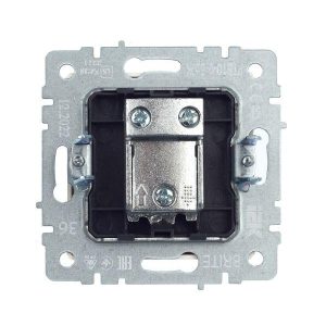 Розетка телевизионная проходная TV СП Brite РТВ10-0-БрЖ механизм жемчуж. IEK BR-A10-P-K36