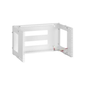 Рама настенная регулируемая монтажная 19дюйм 6U Ш505хВ277мм глубина 233-350мм RAL 7035 сер. TLK TRW-065035-GY