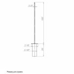 Молниеотвод 1м-К165/108 оцинк. + порошк. окраска Пересвет 00-004801