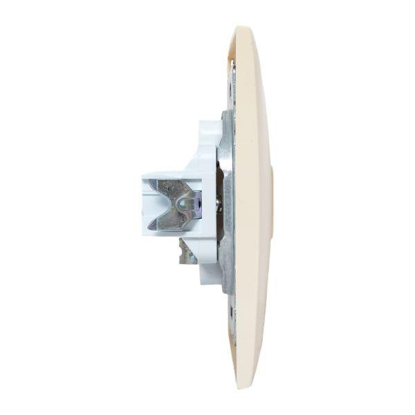 Розетка телевизионная TV 1-м Валенсия 5-862МГц 75Ом крем. PROxima EKF EWA00-027-20