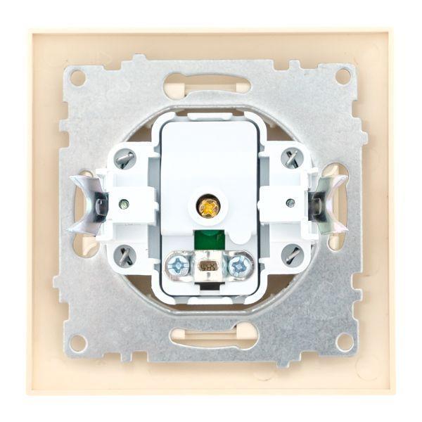 Розетка телевизионная TV 1-м Валенсия 5-862МГц 75Ом крем. PROxima EKF EWA00-027-20