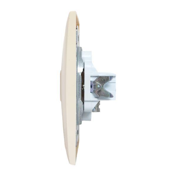 Розетка телевизионная TV 1-м Валенсия 5-862МГц 75Ом крем. PROxima EKF EWA00-027-20