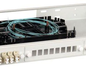 Кросс укомплектованный 1U LC (duplex) 6 портов (OM3) ITK FOBX24-1U-6LCUD03
