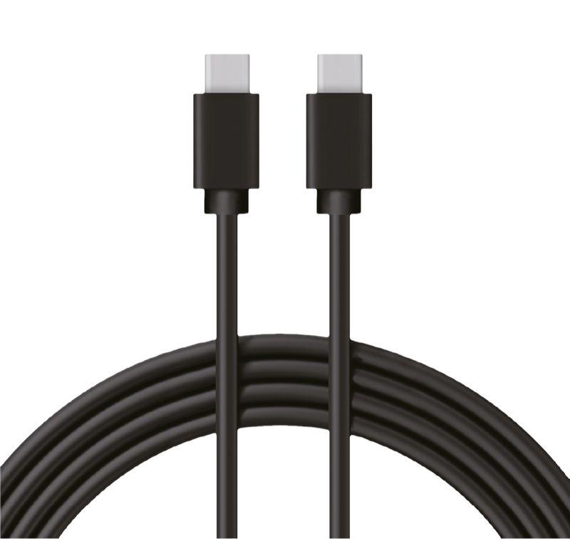 Кабель Type-C-Type-C 3A/1m/PVC/black Rexant 18-1829