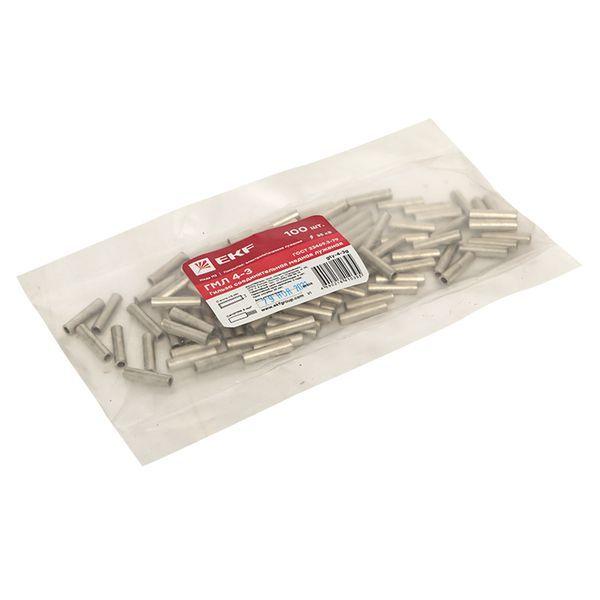 Гильза соединительная ГМЛ 4-3 луженая медн. ГОСТ PROxima EKF gty-4-3g