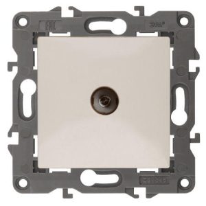 Розетка телевизионная проходная TV Elegance 14-3102-02 IP20 сл. кость Эра Б0034297