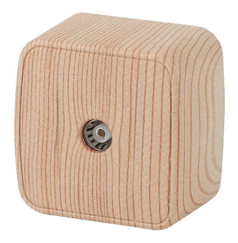 Розетка телевизионная одиночная TV ОП Polo 3-301-11 IP20 сосна Intro Б0036111