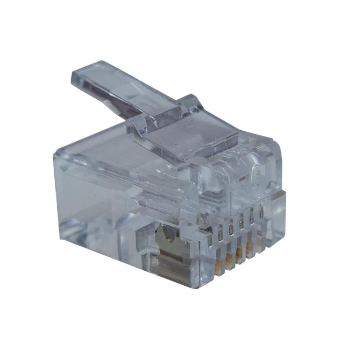 Коннектор 6P6C (RJ-11) (уп.100шт) SUPRLAN 10-0228