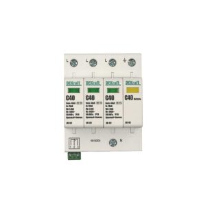 Ограничитель перенапряжения ОП-101 4п 40кА C 420В DEKraft 18018DEK