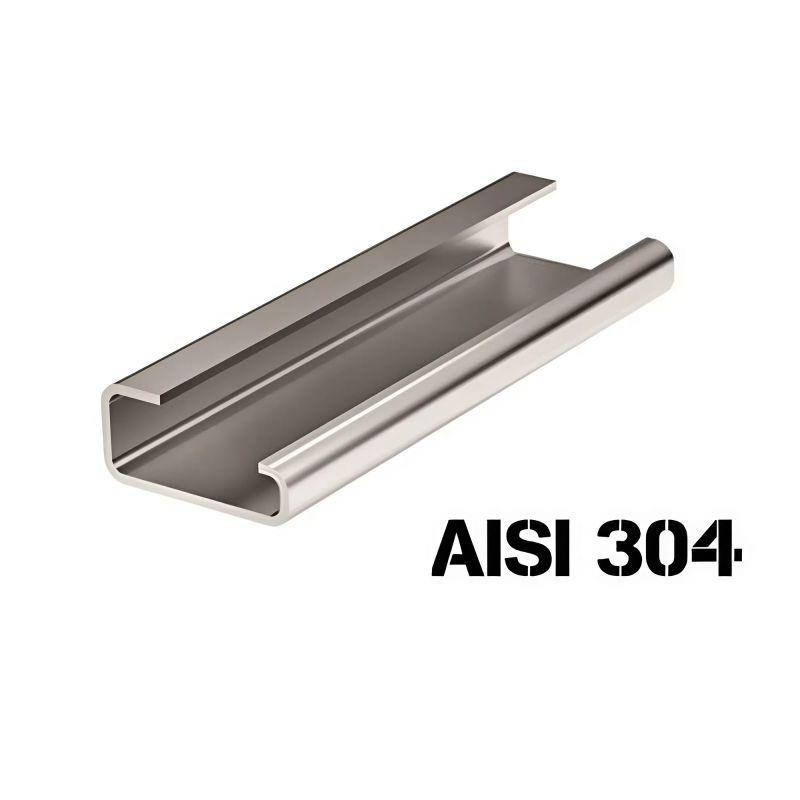 DIN-рейка 32х15мм L2000 G1 с насечкой нерж. сталь DKC 02120SS