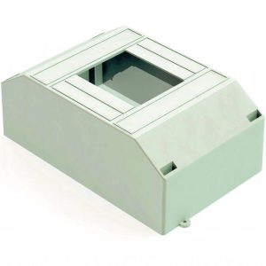 Корпус навесной ЩРН-П-2/4 12.5х7.8х5.8 2-4мод. IP30 пластик. бел. DEKraft 31031DEK