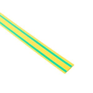 Трубка термоусадочная ТУТ нг 16/8 желт./зел. 1м (уп.50м) PROxima EKF tut-16-yg-1m