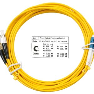 Шнур оптический FOP(d)-9-LC-FC-5m duplex LC-FC 9/125см 5м LSZH Cabeus 7335c