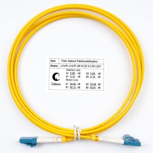 Патч-корд оптический FOP(d)-9-LC-LC-2m duplex LSZH LC-LC 9/125см 2м Cabeus 7344c