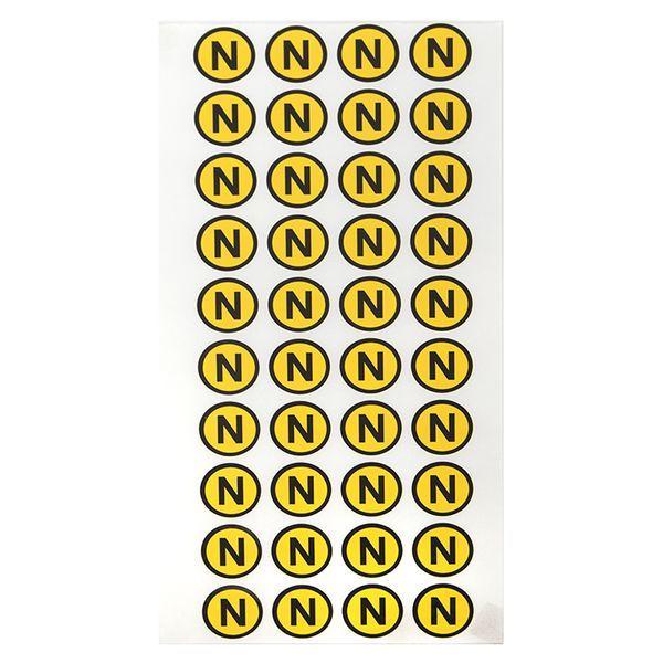 Наклейка "N" d20мм EKF an-2-07