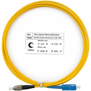 Шнур оптический FOP(s)-9-SC-FC-3m simplex SC-FC 9/125см 3м LSZH Cabeus 7382c