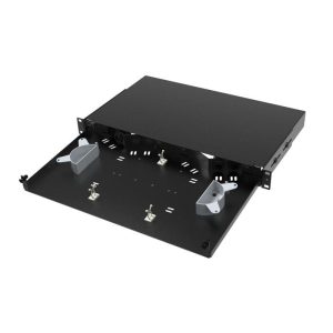 Полка оптическая выдвижная без лицевой панели неукомплектованная 1U черн. DKC RNFPE1U24