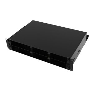 Полка оптическая выдвижная без лицевой панели неукомплектованная 2U черн. DKC RNFPE2U48