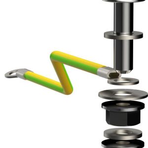 Точка заземления внешняя TITAN IEK TI-00D-GP