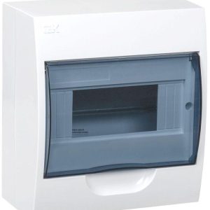 Корпус навесной ЩРН-П-8 Krepta 3 IP41 пластик. бел. IEK MKP12-N-08-40-20