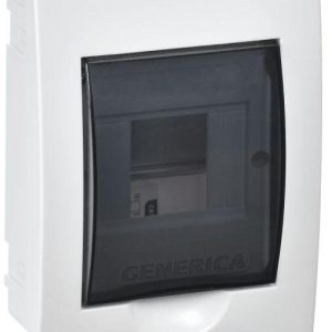 Бокс ЩРВ-П-4 мод. встраив. пластик IP41 GENERICA MKP12-V-04-41-G