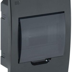 Корпус встраиваемый ЩРВ-П-6 Krepta 3 IP41 пластик. черн. IEK MKP12-V-06-41-K02